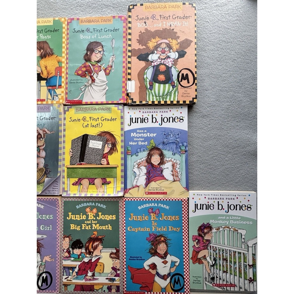 Junie B Jones Book Lot of 22 Barbara Park Childrens Chapter Books Scholastic - Picture 4 of 16